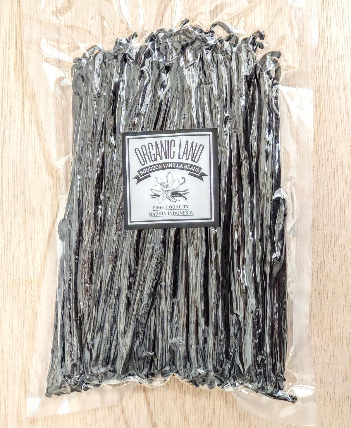 通販 最高級なプレミアム バニラビーンズ4本 20cm以上 個別真空パック