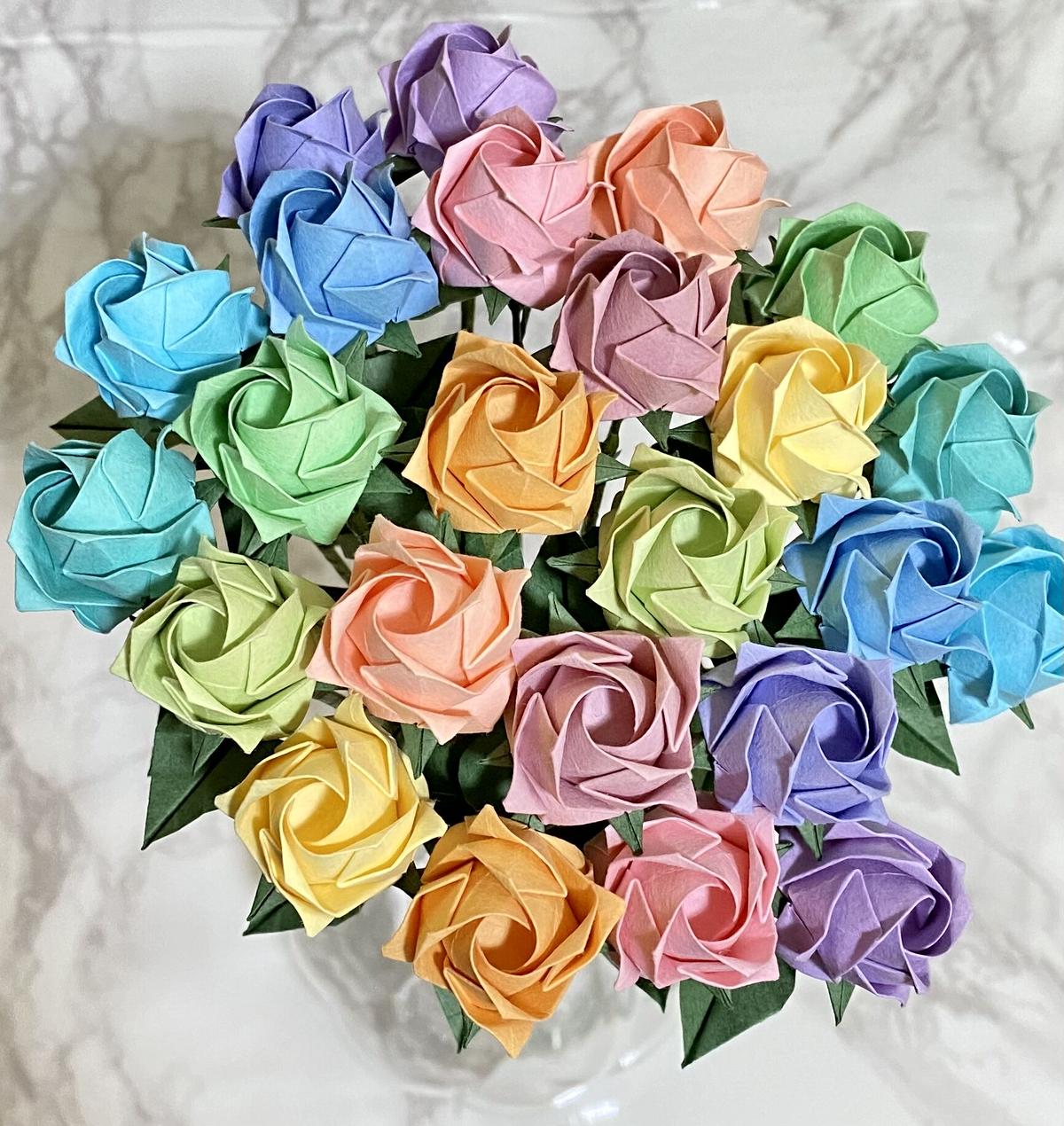 宅配 カラフルおりがみ ローズ Shipsctc Org