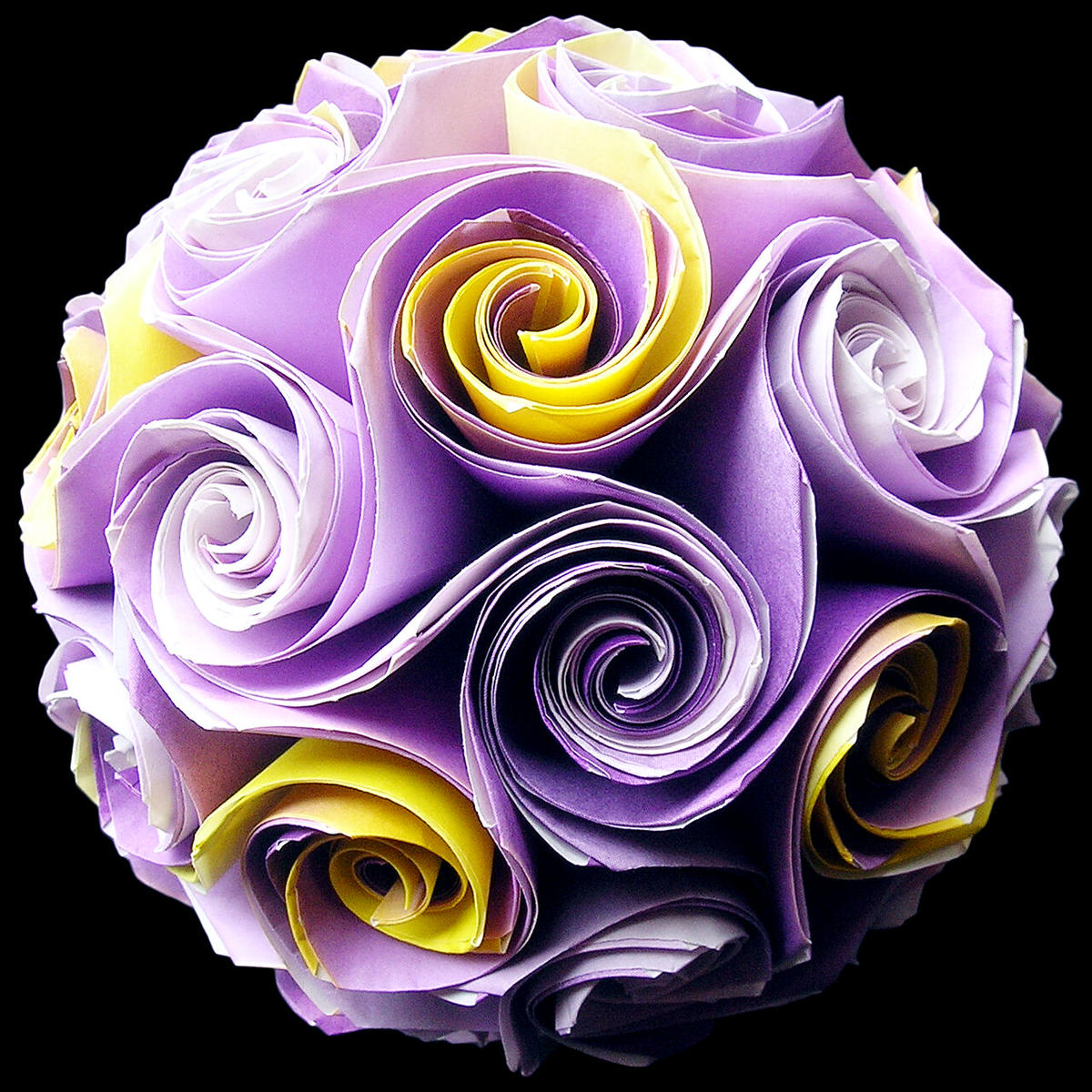 折り紙で作るくす玉の折り図 輪廻 Origamio Shop