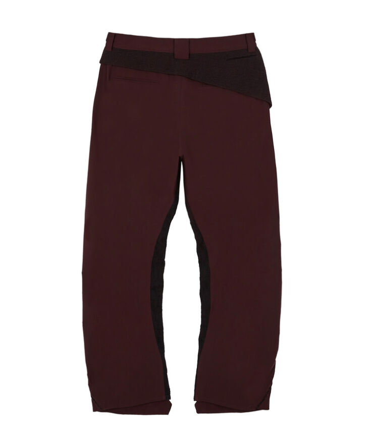 XLIM / EP.2 03 trousers burgundy | othello _ fu...