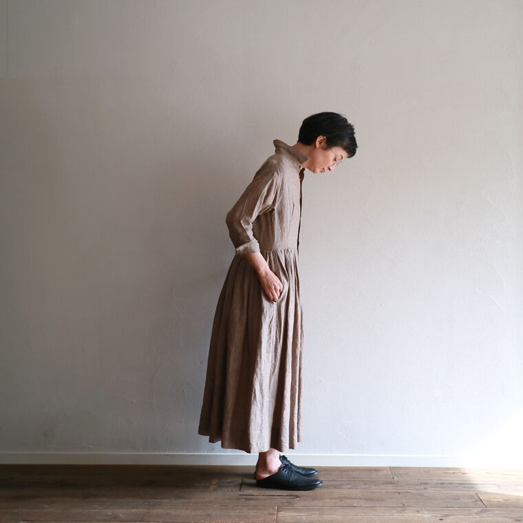 シャンブレーフロントボタンドレス/R&D.M.Co- | ovede シャンブレーフロントボタンドレス/R&D.M.Co- | ovede