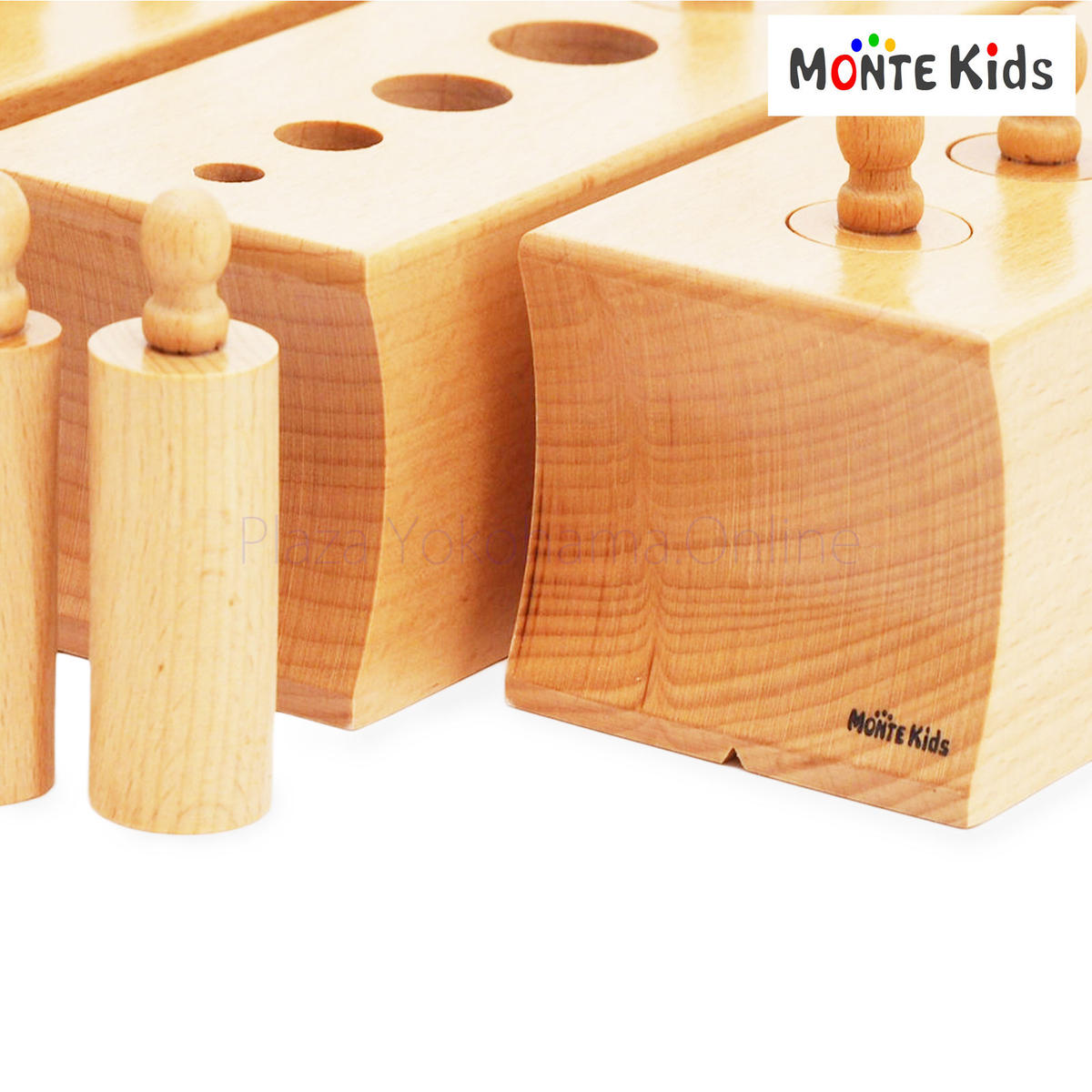 MONTE Kids】MK-026 シリンダー 円柱さし 大 教材用 | モンテッソーリ教...