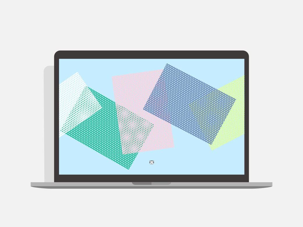 Monthly スクリーン ウォールペーパー デスクトップ用 Papier Tigre