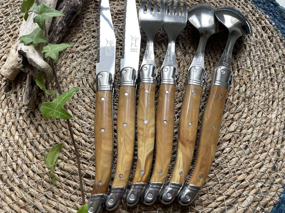 Claude Dozorme Laguiole テーブルナイフ 6本セット Claude Dozorme Laguiole テーブルナイフ 6本セット Claude Dozorme