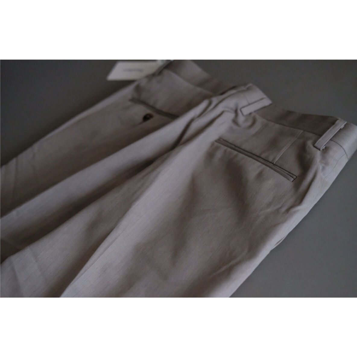 大特価!!】 fendart 1 tuck trousers gray tf スラックス - abacus-rh.com