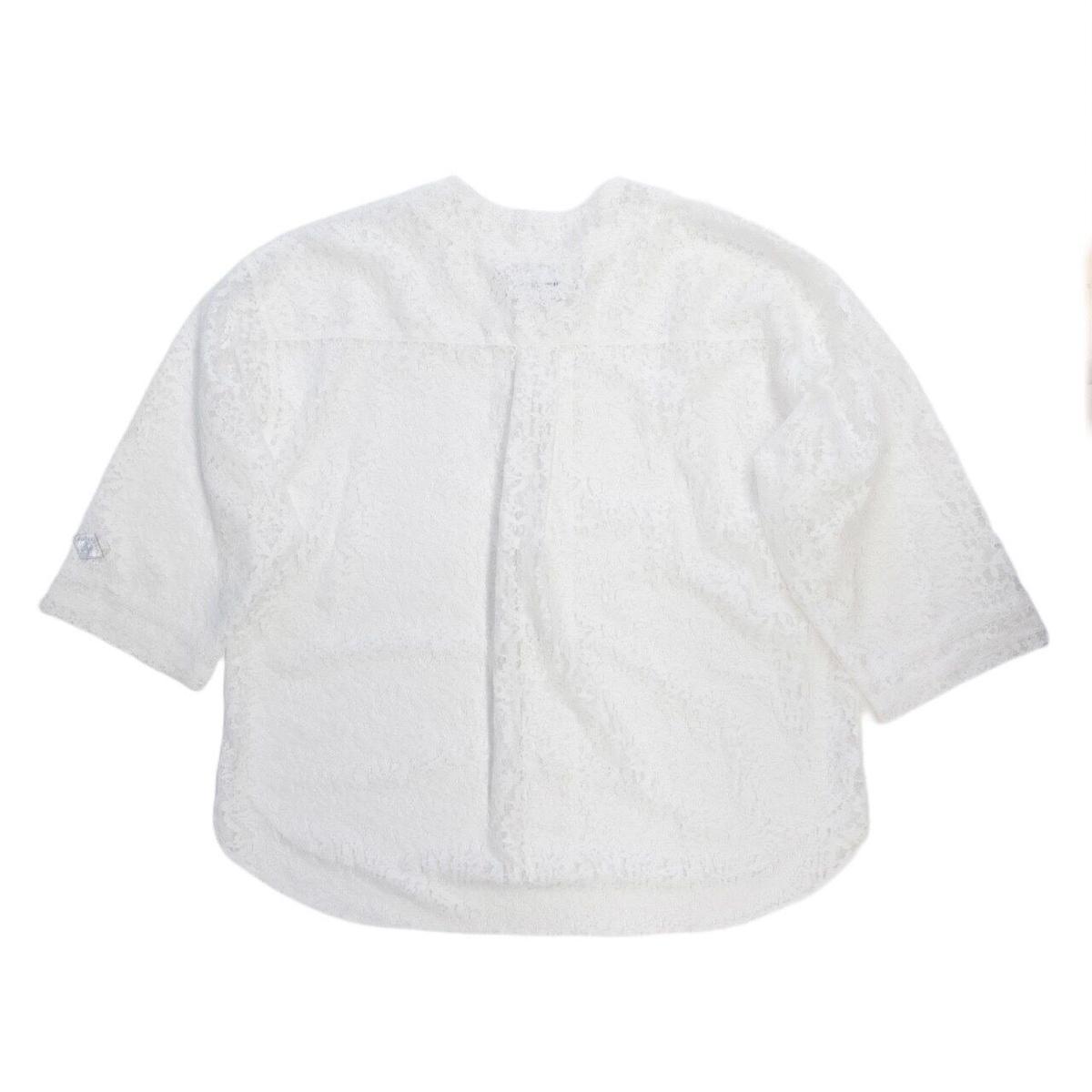 FLOWER LACE BASEBALL TOP(WHT) | el conductorH O...