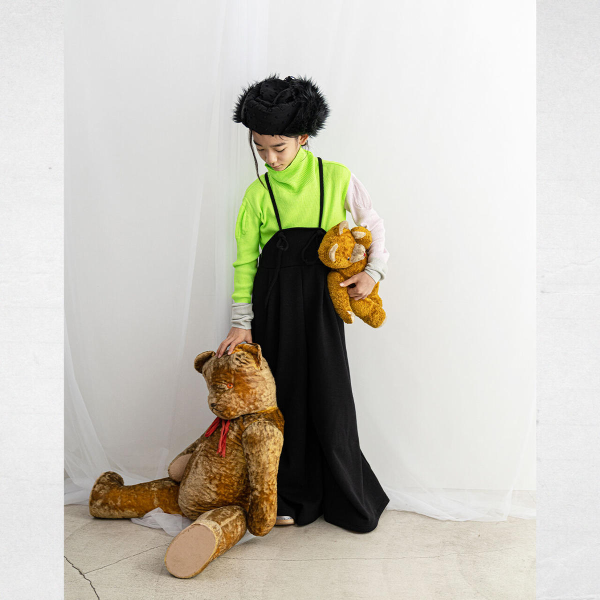 franky grow 21AW 】DOUBLE KNIT WIDE OVERALL”サロ...