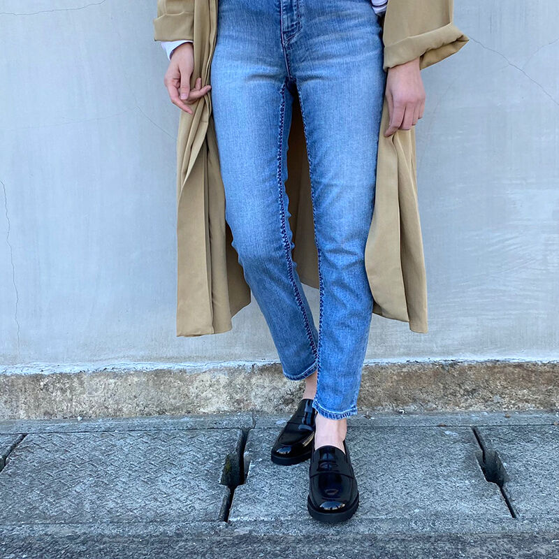 Yanuk ヤヌーク Ruth スリムテーパード ジーンズショーツ 23 Mishiyouhin デニム ジーンズ Zetaschools Org