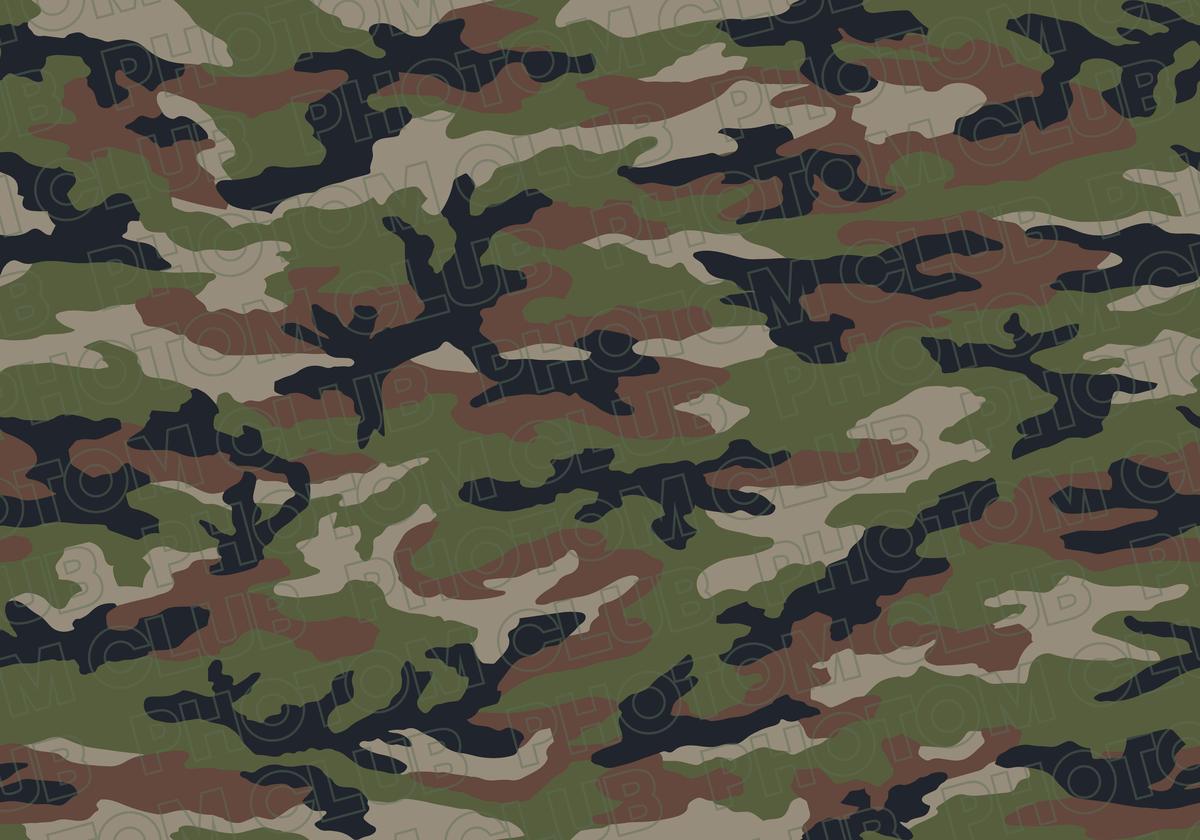 迷彩柄のパターン イラスト Photom