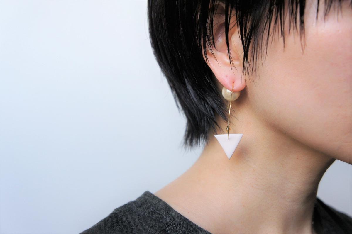 Odenフープピアス フジ チャコールグレー Piii