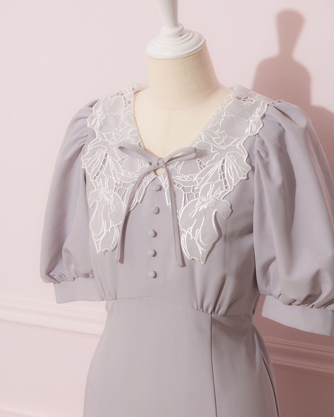 pium マーメイドフレアカフェワンピ