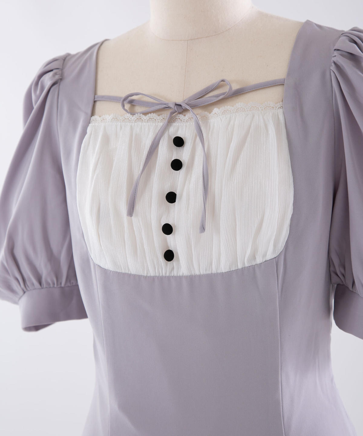 pium マーメイドフレアカフェワンピ pium マーメイドフレアカフェワンピ