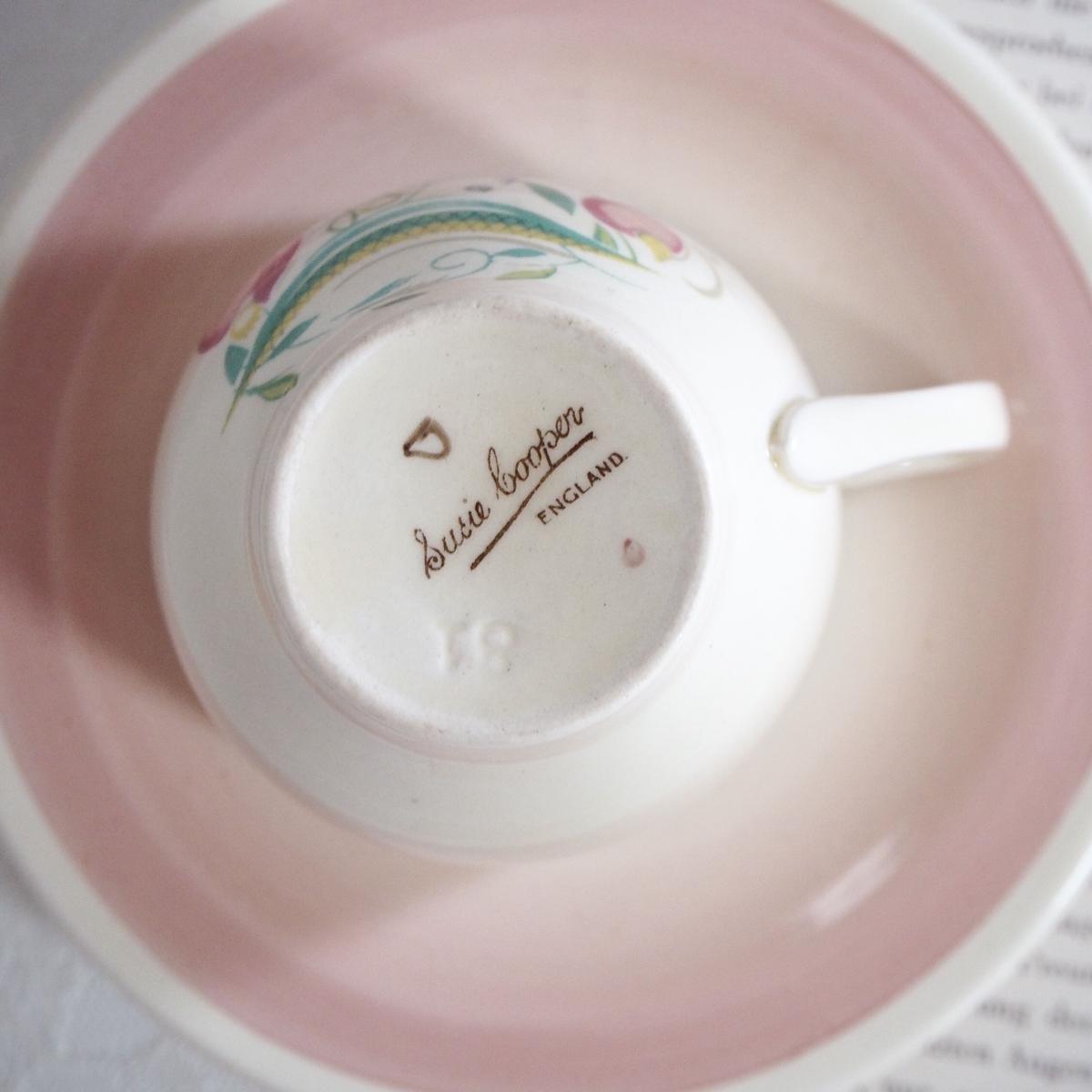 Susie Cooper スージー・クーパー ドレスデンスプレイ デミタスカップ