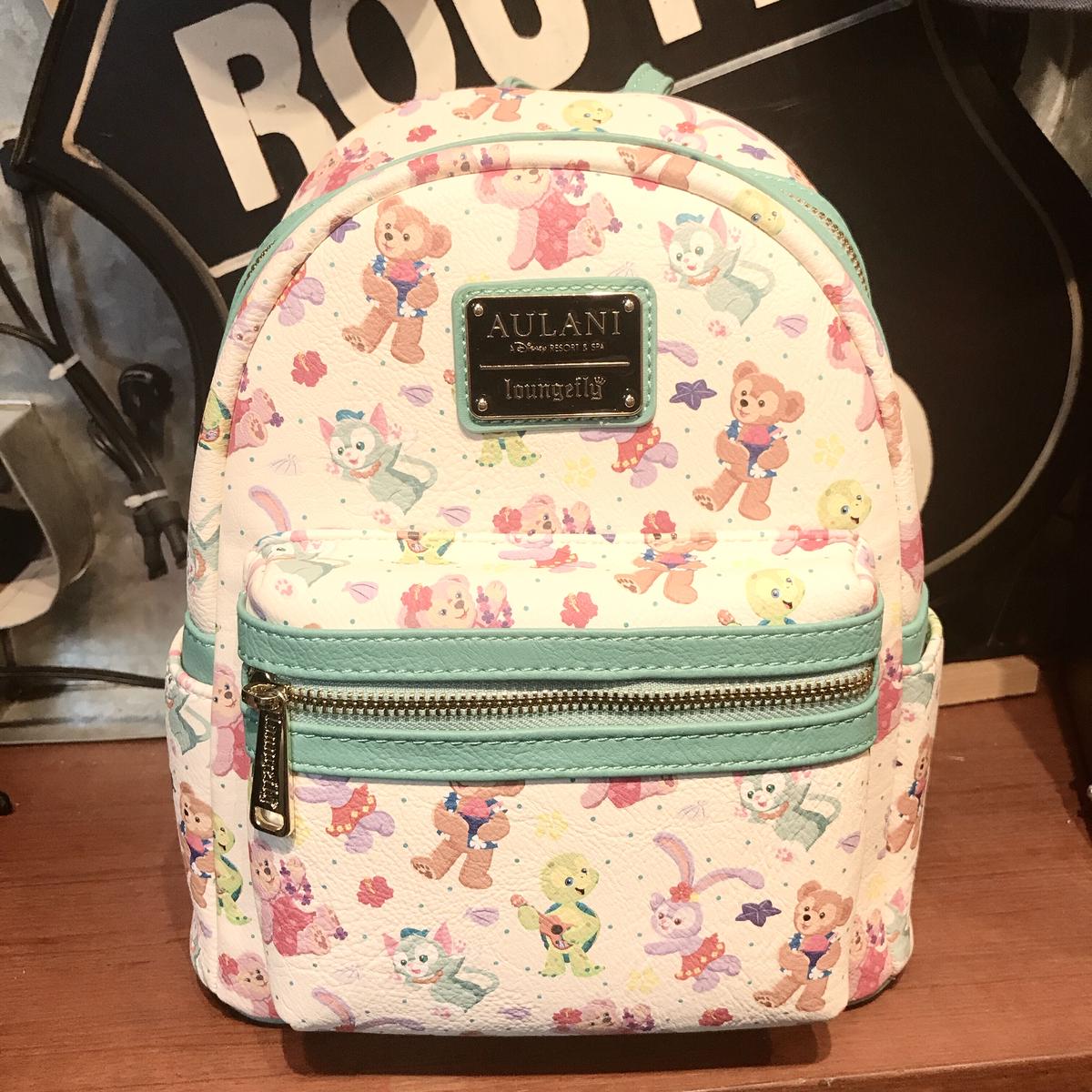 アウラニ限定 ダッフィーフレンズ ラウンジフライ ミニリュック バックパック 品質が完璧