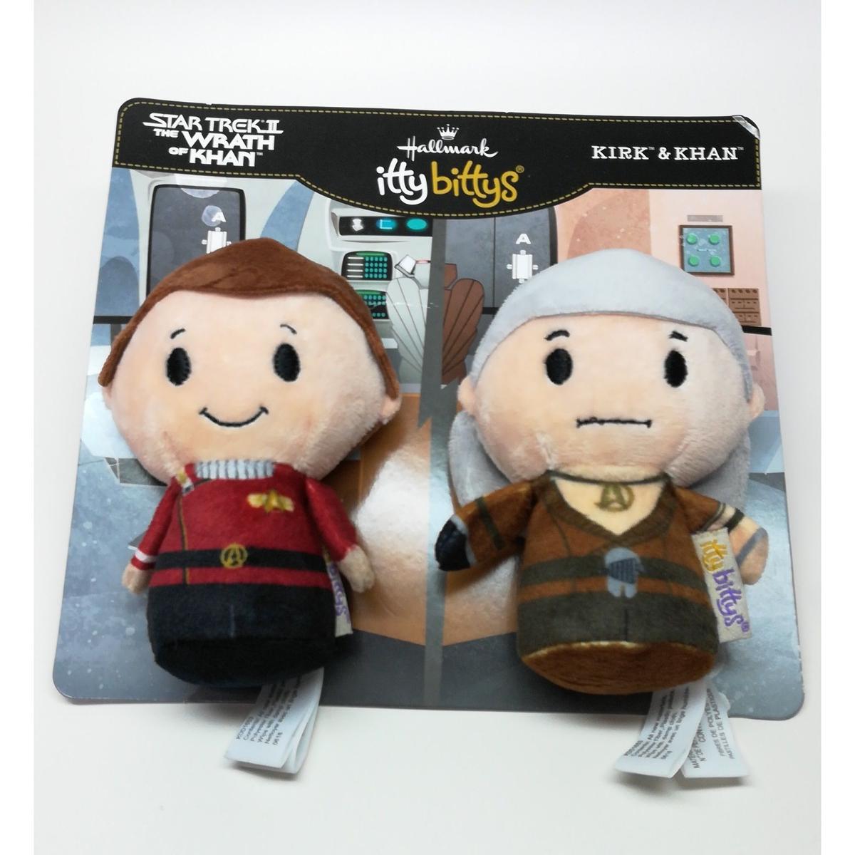 ｕｓａ直輸入 スタートレック 映画 カーンの逆襲 カーク カーン ぬいぐるみ 2個セット