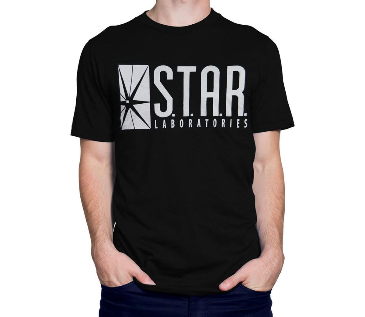 Labs SIZE S STAR LABORATORIES T SHIRT THE FLASH S.T.A.R XXL