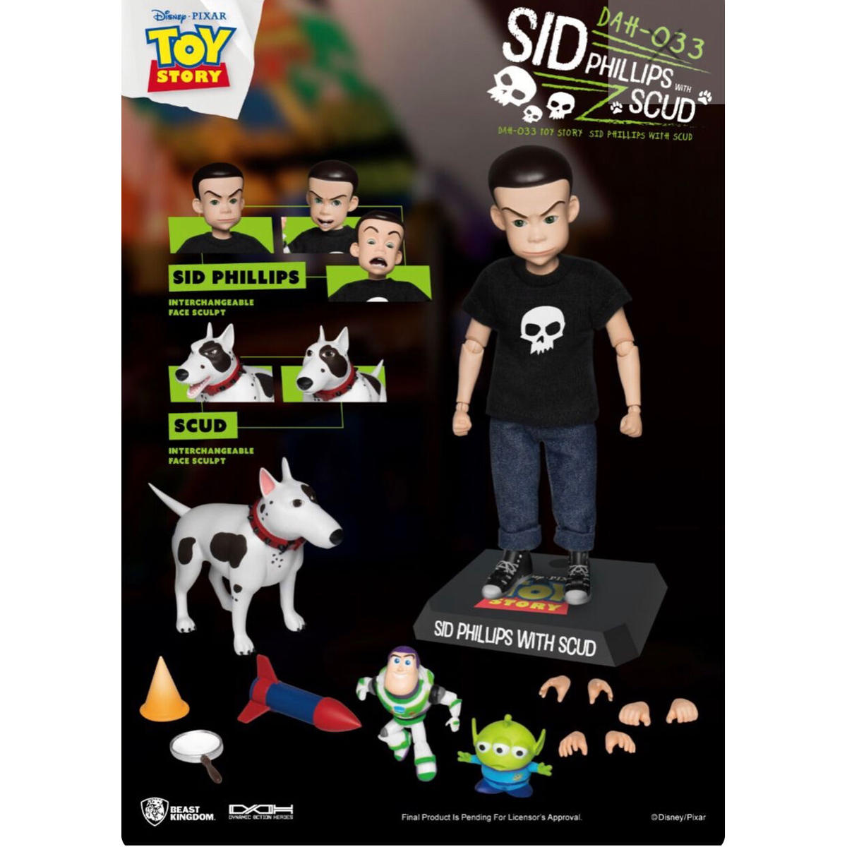 ご予約商品 Usa直輸入 Disney トイストーリー シド ダイナミック アクション フ