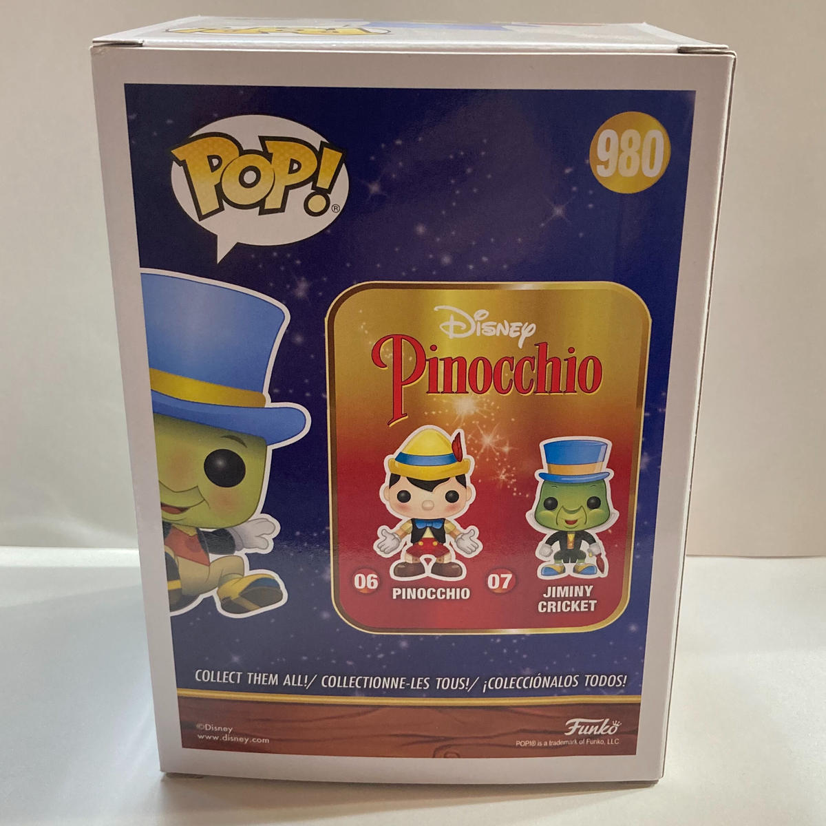 海外直輸入 Pop Disney ピノキオ ジミニー クリケット 980 ポップ Fu