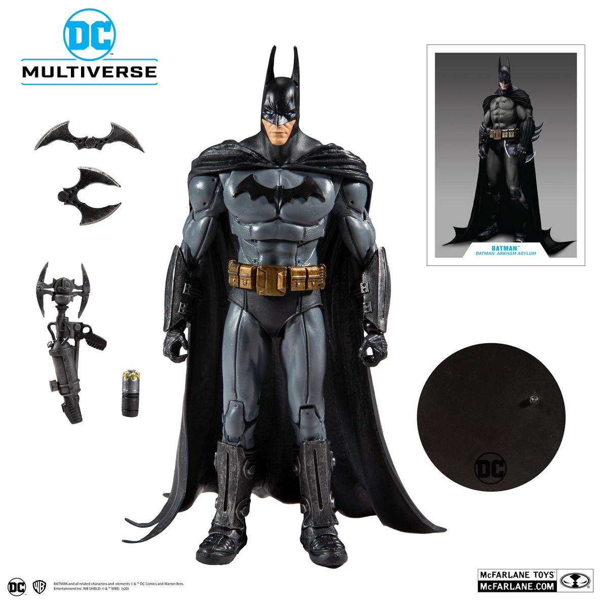DCコミックス マルチバース Multiverse バットマン アーカム・アサイラム 7インチ アクション フィギュア DCマルチバース マクファーレントイズ Batman 2009年ビデオゲーム版 DCコミックス マルチバース Multiverse バットマン アーカム・アサイラム 7インチ アクション フィギュア DCマルチバース マクファーレントイズ Batman 2009年ビデオゲーム版