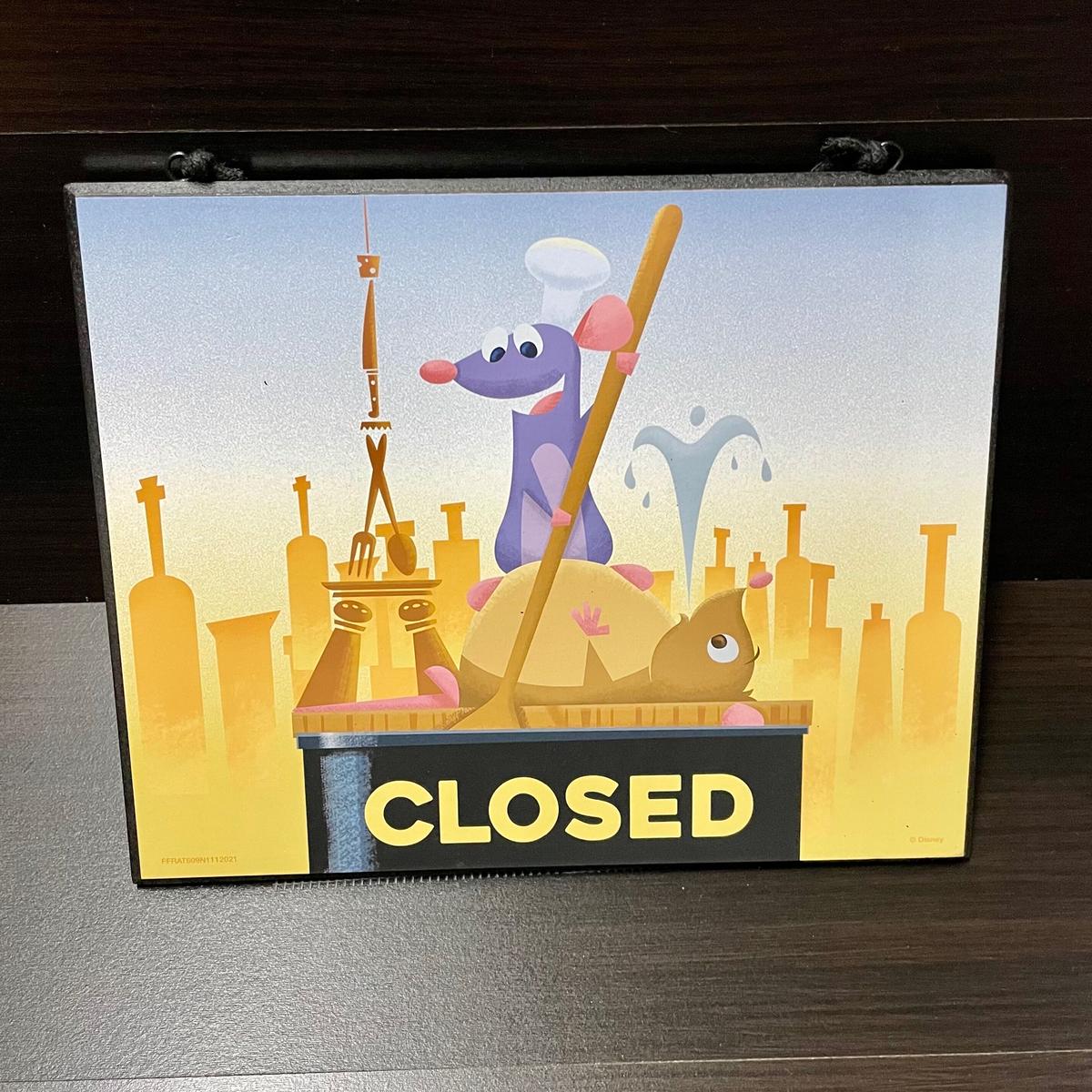 【USA直輸入】DISNEY レミーのおいしいレストラン Ratatouille 看板 壁掛け ディズニー ピクサー レミー