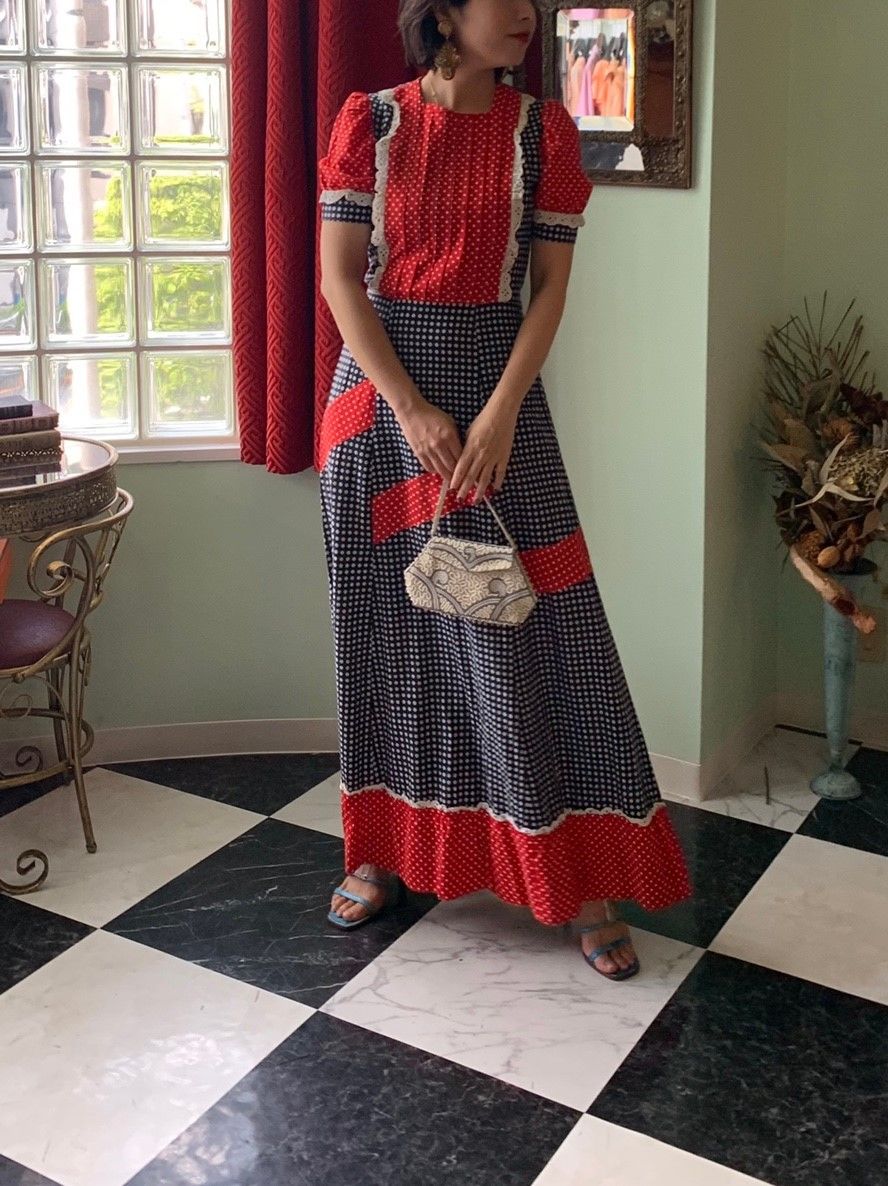 1960 70年代 ヴィンテージ ワンピース Poison Vintage プワゾン ヴ