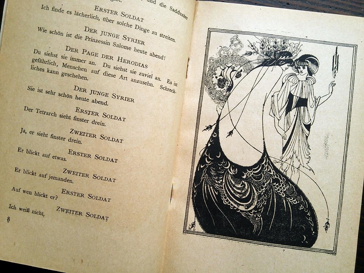 限定オスカーワイルドサロメ1927年代洋書古書イラストjohn Vassos金彩 1 Nen Hoshou 洋書 Watanegypt Tv