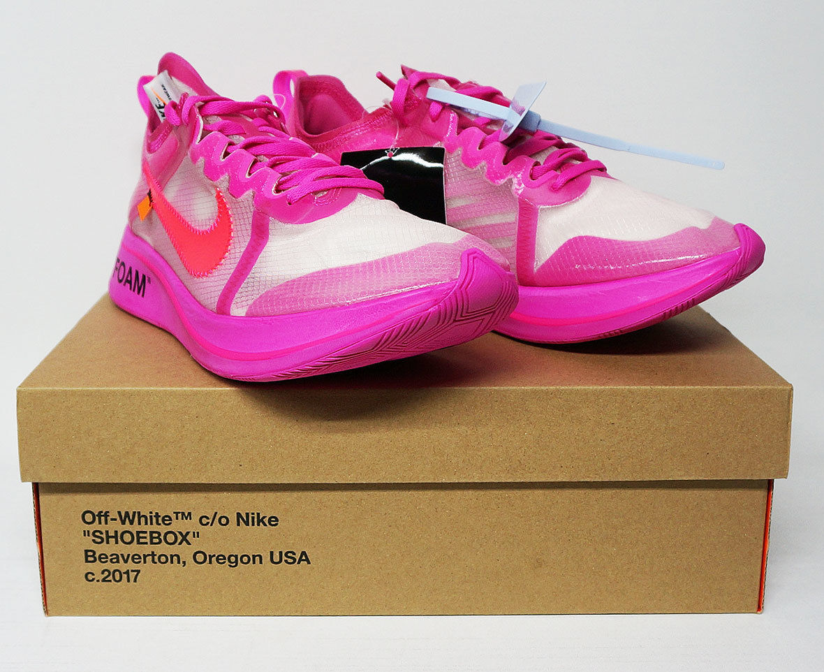 NIKE OFF-WHITE THE TEN ZOOM FLY PINK AJ4588-600