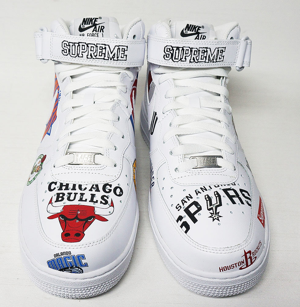 Supreme x Nike Air Force 1 Mid '07 NBA (Mock-Up) | Sneakers Magazine