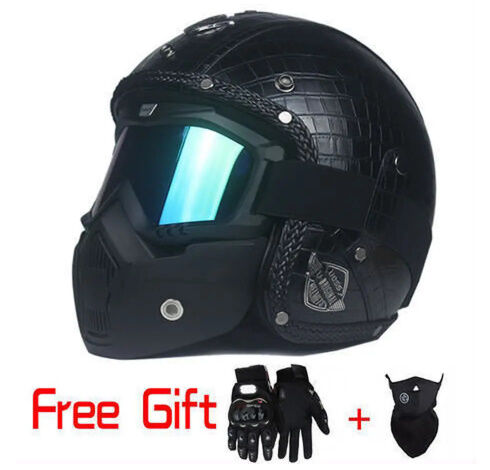 レザー ヘルメット 茶 アメリカン カフェレーサージェットヘルメット