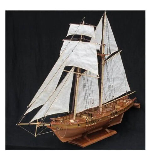 1/96 模型 木造船 模型キット 木製 船 組み立て 帆船 戦艦 ボート ...