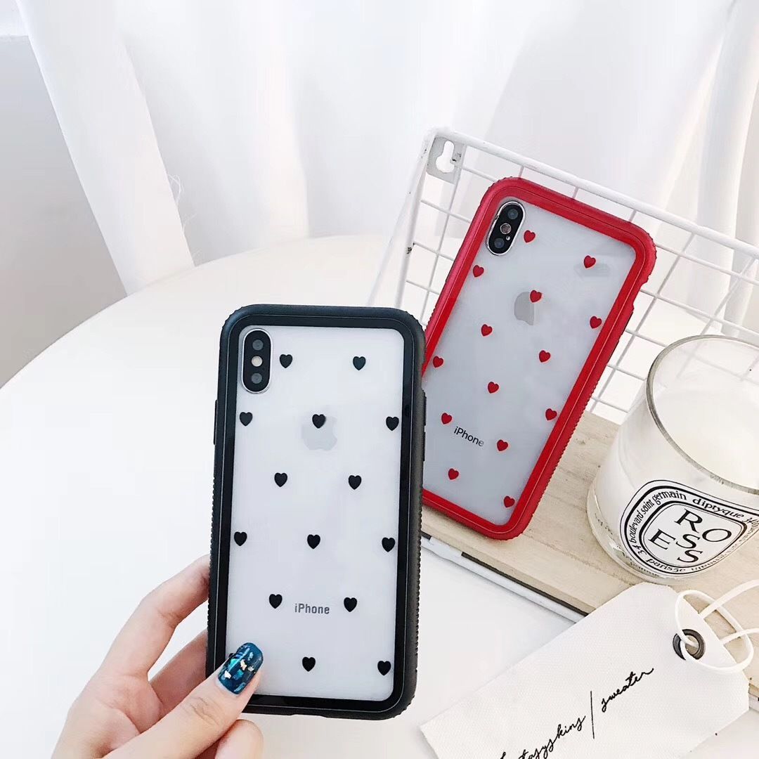 ハート柄 スマホケース アイフォンケース 韓国 流行り おすすめ 人気 かわいい 大人可愛い