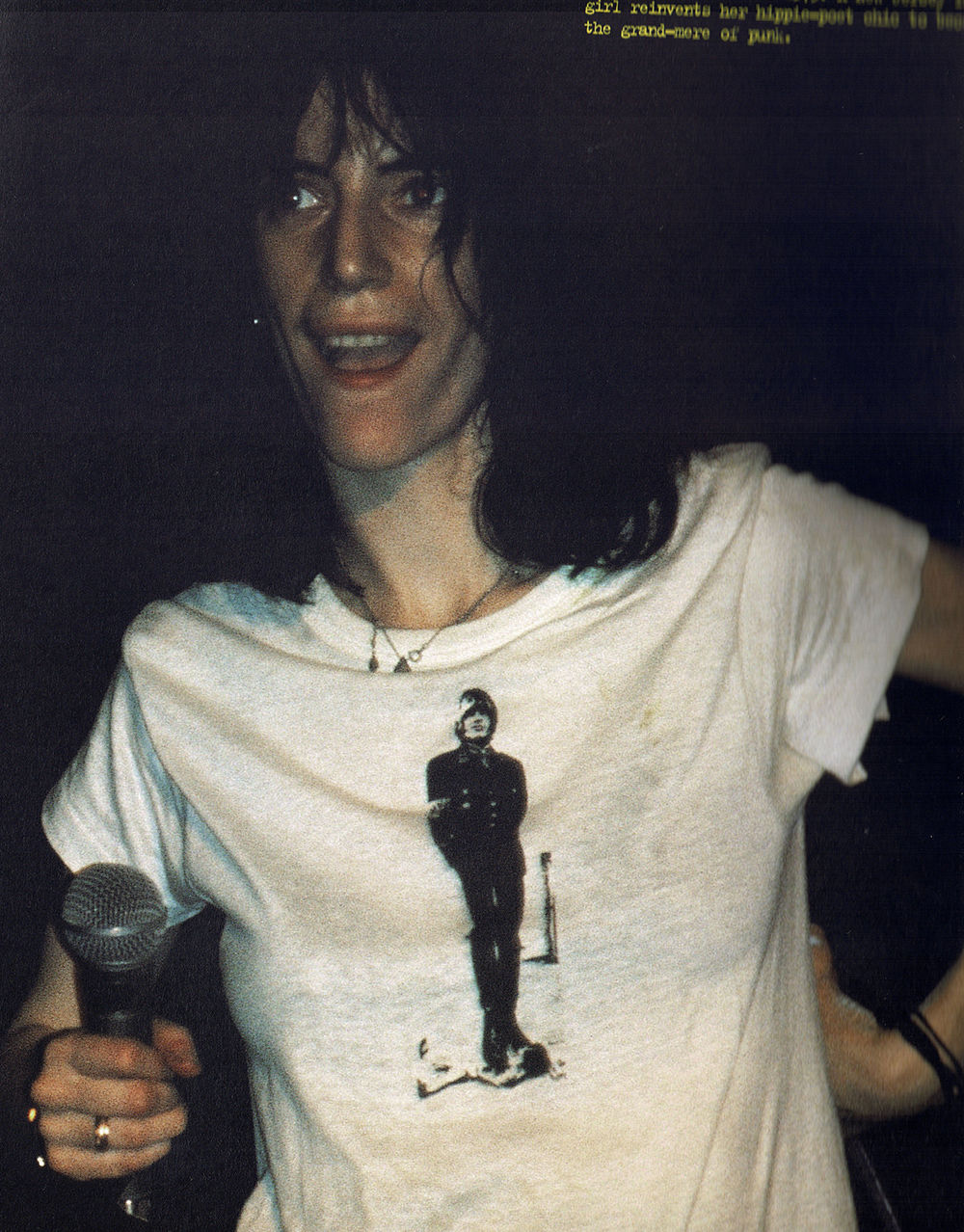 Nazi Brian Jones パティ スミス着用 5 3オンス Tシャツ Wh St