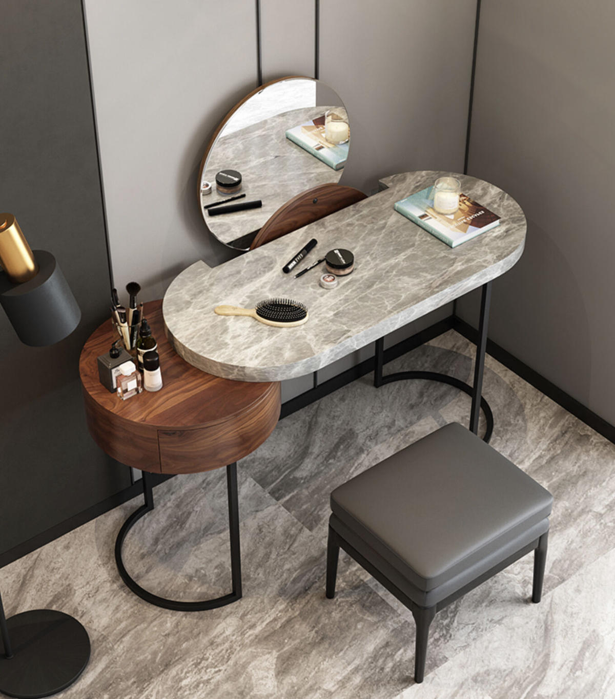 マーブルウッドドレッサー Raffinato