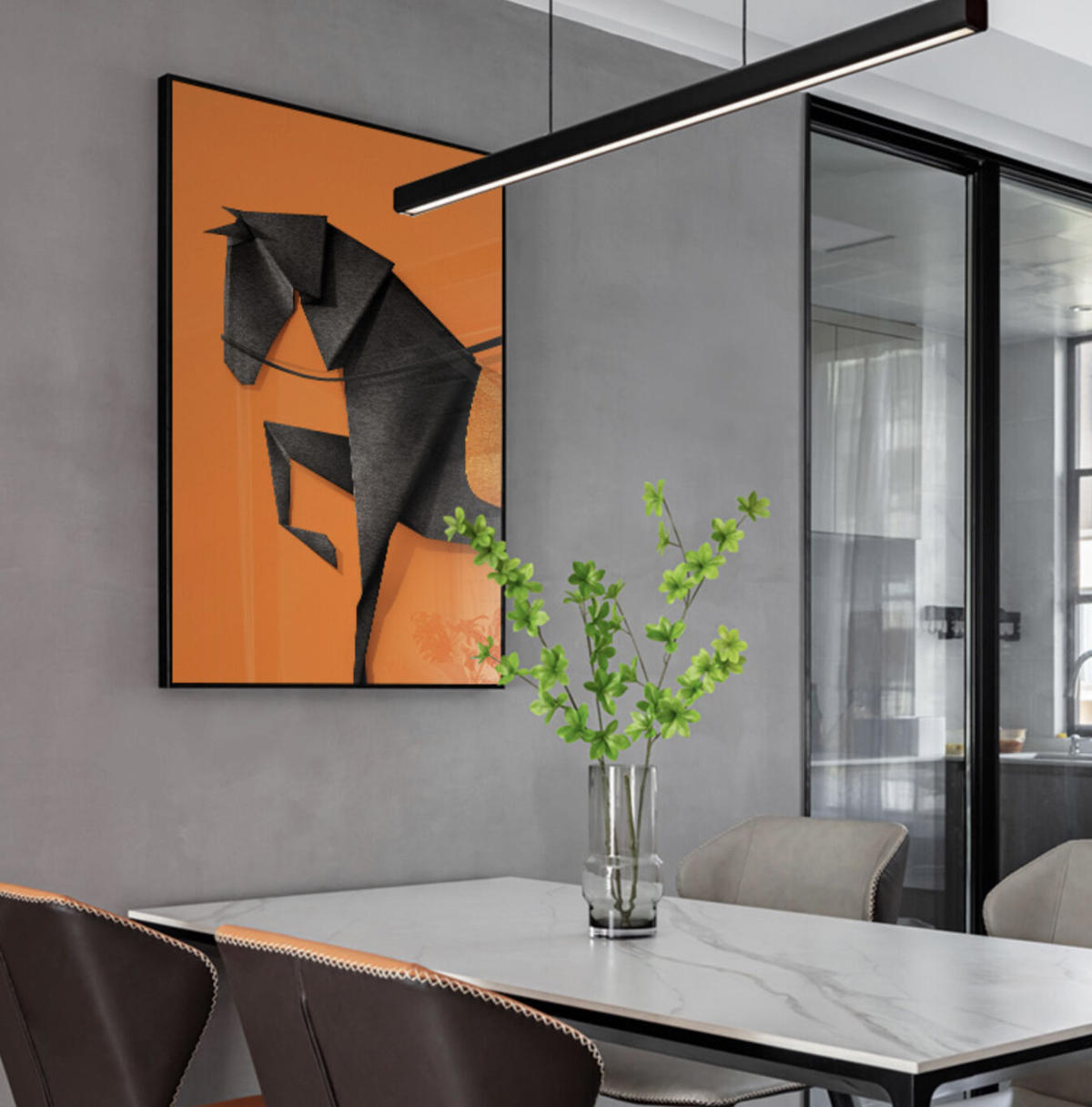 ソリッドクロムウォールアート Raffinato