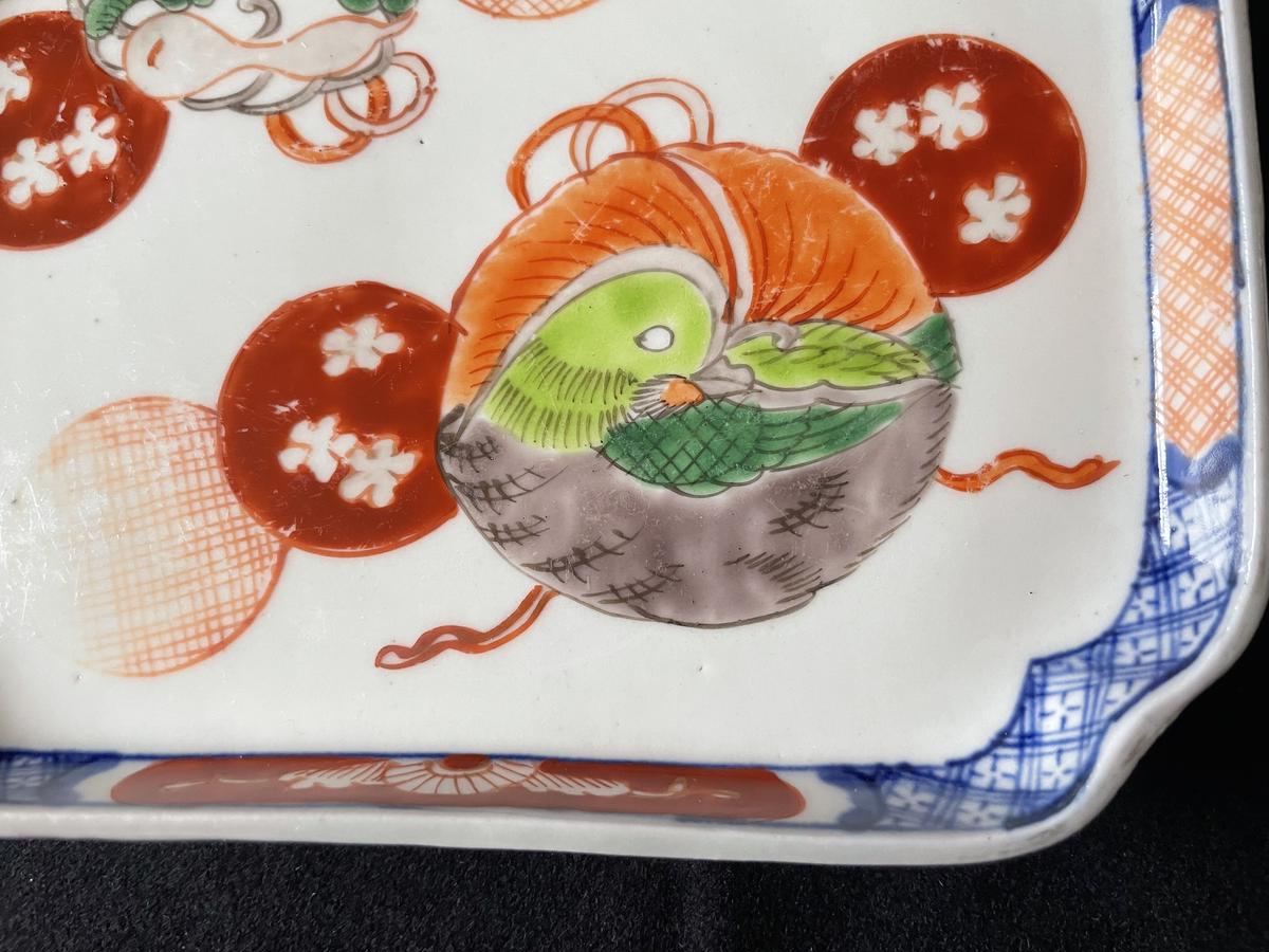 長方皿 双魚紋 色絵 直しあり 古伊万里 江戸末期【k1813】 5枚 - www.lusopisos.com 長方皿 双魚紋 色絵 直しあり 古伊万里 江戸末期【k1813】 5枚 - www.lusopisos.com