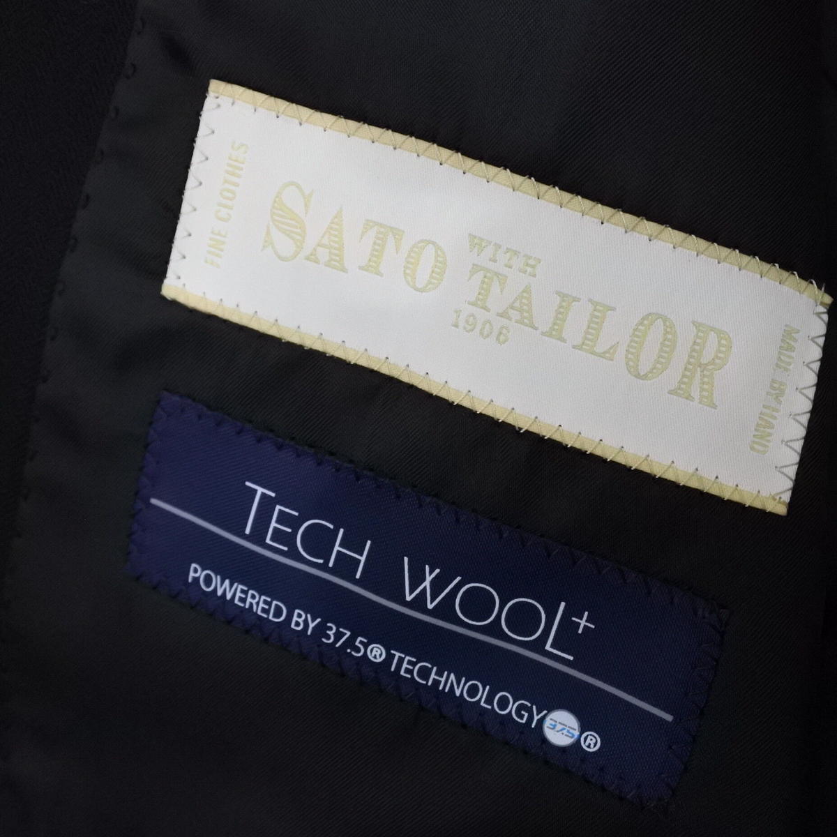 新品 ナノユニバース 2Bブラックシャドーストライプスーツ(44) Nano