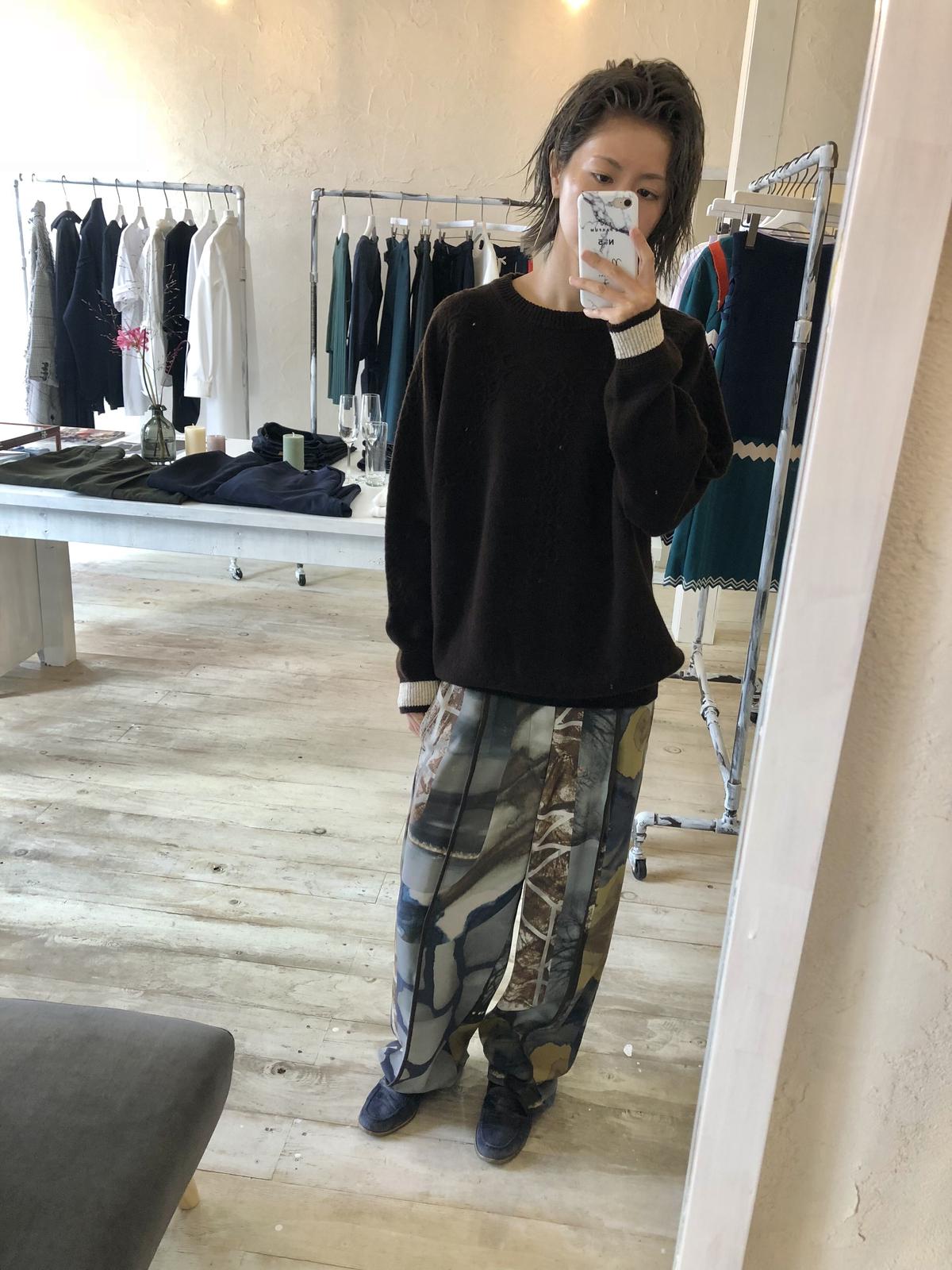 ohta オオタ 18SS チェックワイドパンツ ohta オオタ 18SS チェックワイドパンツ