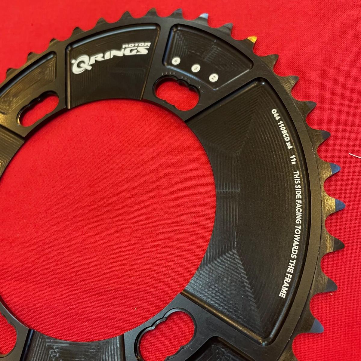ROTOR QRING OVALchainring 【54/44T】 SHIMANO4アーム...