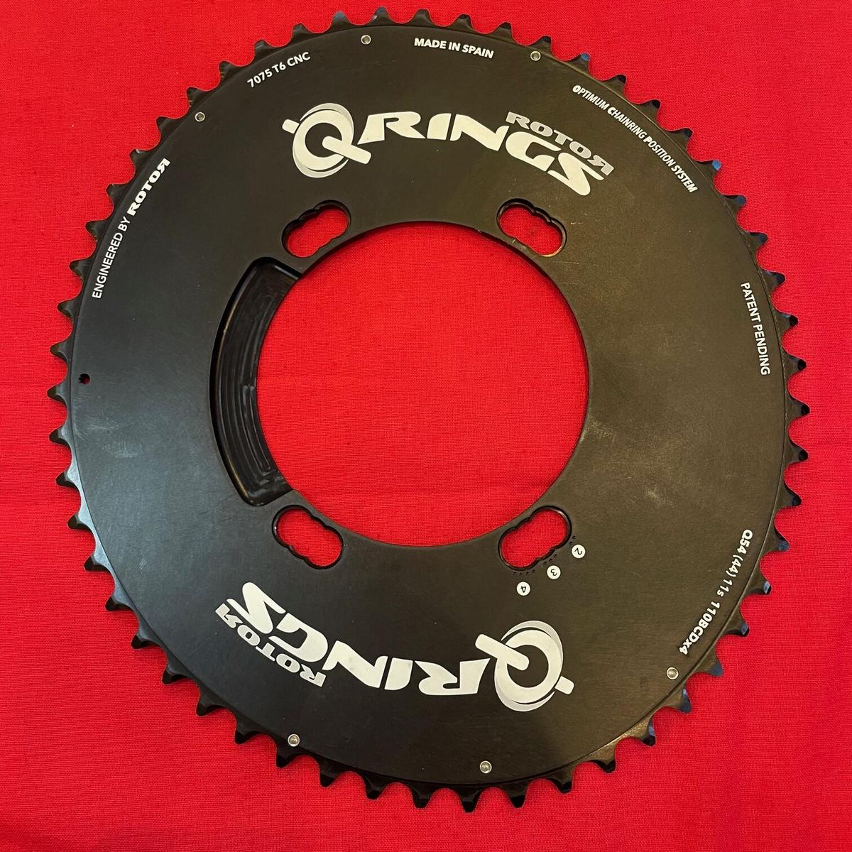 ROTOR QRING OVALchainring 【54/44T】 SHIMANO4アーム...