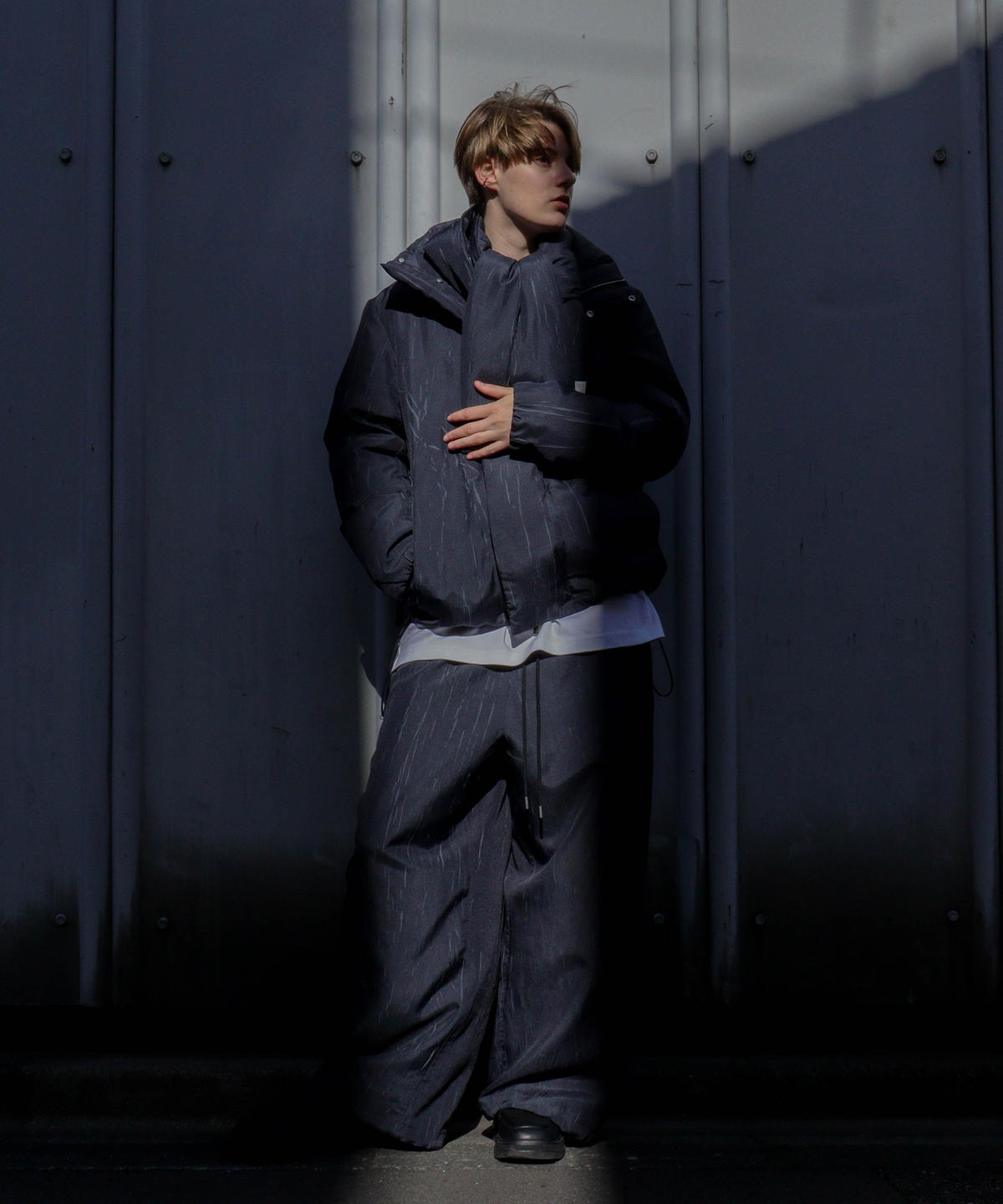 組み合わせ自由自在 replay PE WRINKLES TAFFETA WIDE PANTS | www