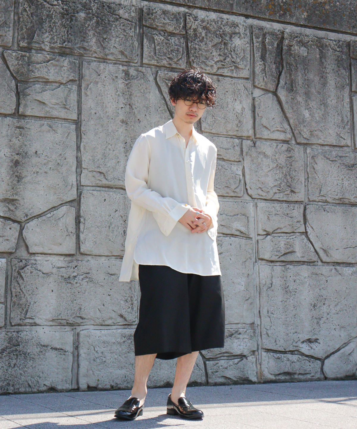 WIDE HALF PANTS | RePLAY 即納即納 【DISCOVERED×RePLAY】まとめ PANTS HALF ReMAKE ショートパンツ