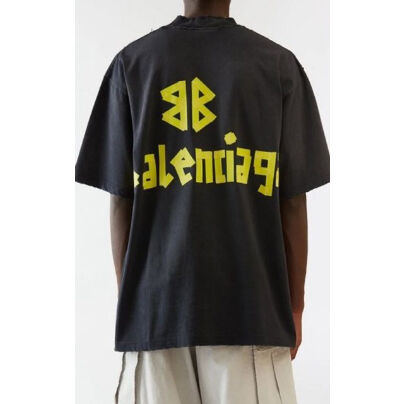 新品 BALENCIAGA Tape Type Tシャツ Medium Fit ヴィンテージ...