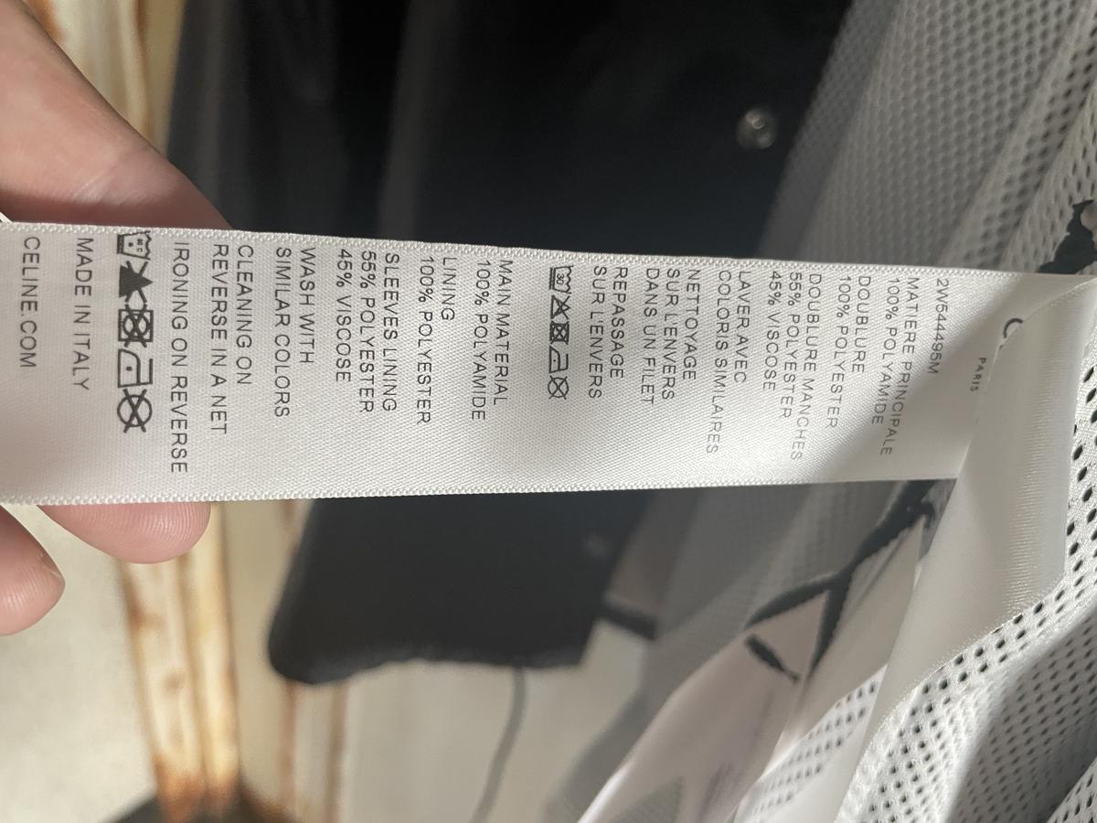 新品☆22SS☆CELINE by Hedi Simane セリーヌ ブランドロゴ コーチジャ...