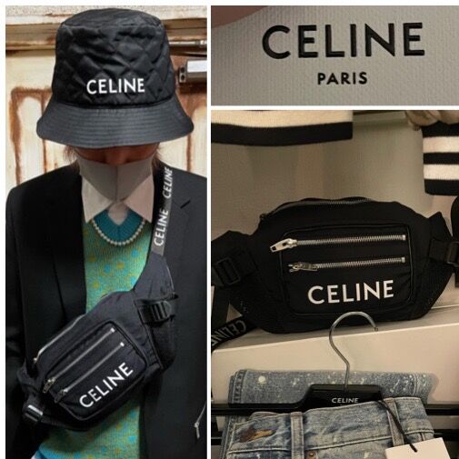 新品☆CELINE Hedi Simane セリーヌ ブランドロゴ プリント ラージ