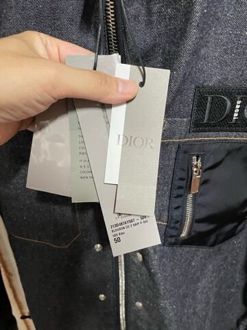 貴重!50サイズ☆DIOR AND SACAI コラボ オーバーシャツ デニム 売上高ランキング 【10月末まで大幅値下げ】Dior×sacai オーバーシャツ デニムジャケット Gジャン/デニムジャケット