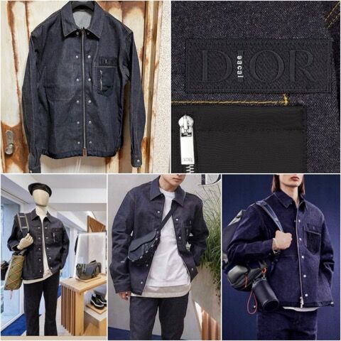 貴重!50サイズ☆DIOR AND SACAI コラボ オーバーシャツ デニム 売上高ランキング 【10月末まで大幅値下げ】Dior×sacai オーバーシャツ デニムジャケット Gジャン/デニムジャケット