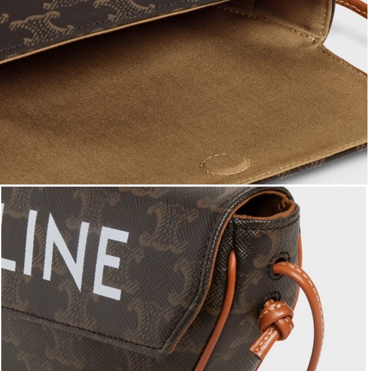 新品☆21SS☆CELINE Hedi Simane セリーヌ トライアングルバッグ ...