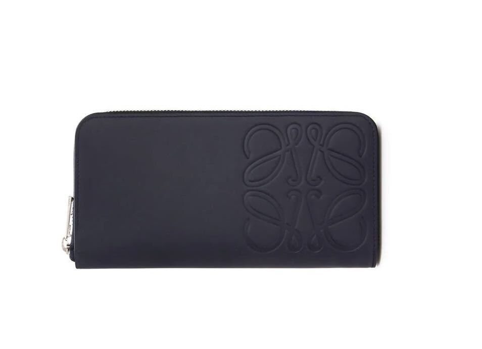新品 Loewe ロエベ アナグラム エンボス加工 アラウンドジップ 新品 Loewe ロエベ アナグラム エンボス加工 アラウンドジップ