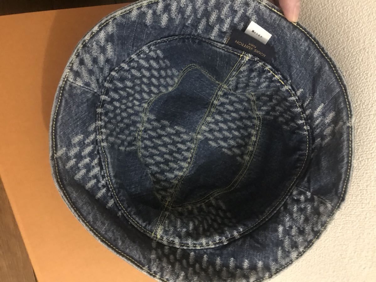 新品 Louis Vuitton NIgo ルイヴィトン コラボ デニム バケットハット 新品 Louis Vuitton NIgo ルイヴィトン コラボ デニム バケットハット