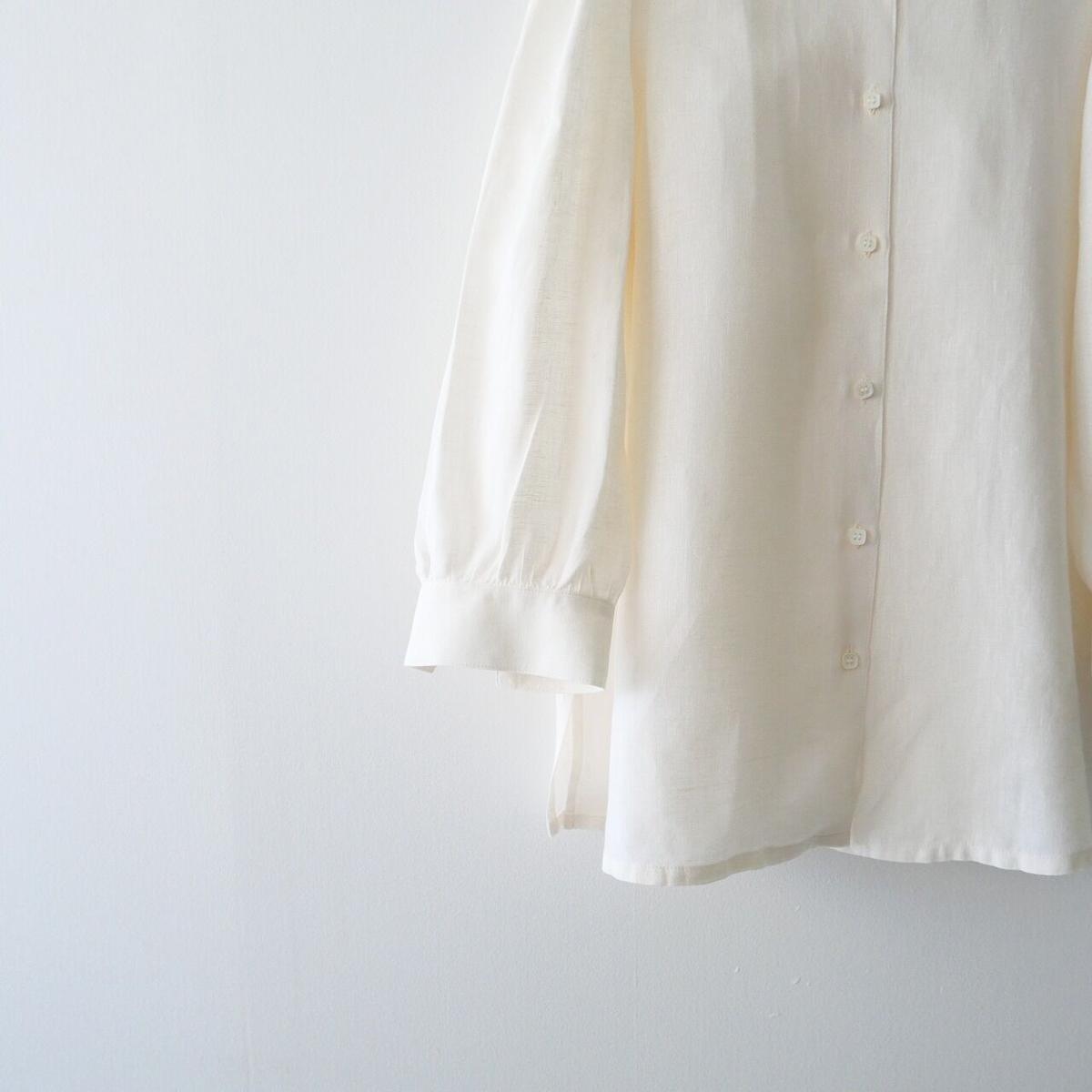 SALUÉ / リネンパフスリーブブラウス / 2201-0658
